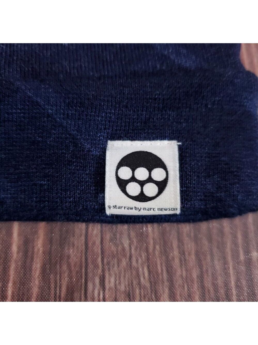 G-Star Raw by Marc Newson Mens Small Stars Sky Painted Printer Sweatshirt Navy - Picture 7 of 12